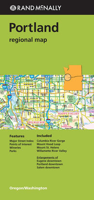 Buy map Portland, Oregon Regional by Rand McNally