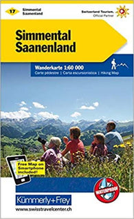 Buy map Simmental - Saanenland : Switzerland Hiking Map #17