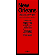 Buy map New Orleans, LA: French Quarter, Downtown, Garden District, City Park, Audubon, Uptown, Marigny
