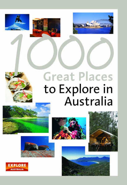 Buy map 1000 Great Places to Explore in Australia