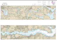Buy map Rappahannock River Corrotoman River to Fredericksburg (12237-28) by NOAA