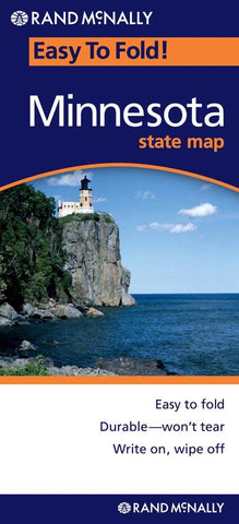 Buy map Minnesota : state map : easy to fold!