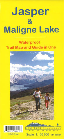 Buy map Jasper National Park and Maligne Lake, Alberta and British Columbia by Gem Trek