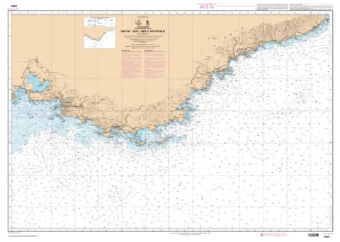 Buy map De Fos-sur-Mer a Capo Mele by SHOM