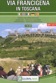 Buy map Via Francigena : in Toscana