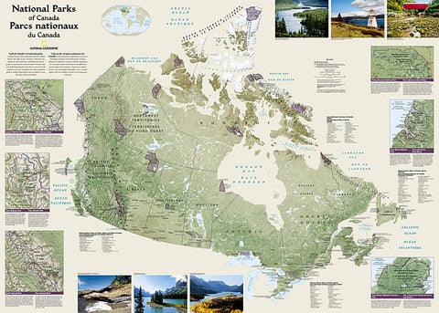 Buy map Canada National Parks [Tubed]