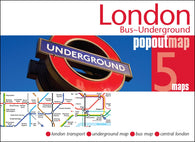 Buy map London, England, Bus and Underground PopOut Map by PopOut Products, Compass Maps Ltd.