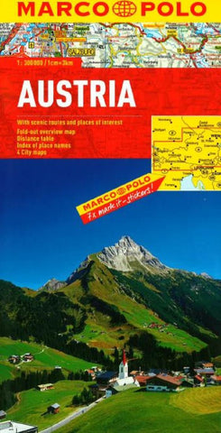 Buy map Austria by Marco Polo Travel Publishing Ltd