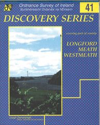 Buy map Longford, Meath, Westmeath, Ireland Discovery Series #41