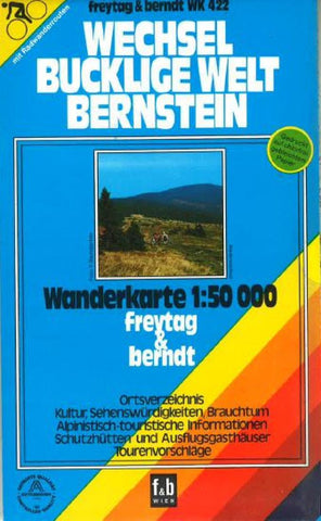 Buy map Wechsel-Bucklige Welt-Bernstein, WK 422 by Freytag-Berndt und Artaria