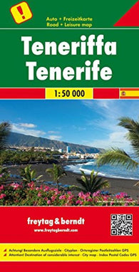 Buy map Tenerife, Spain by Freytag-Berndt und Artaria