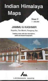 Buy map Indian Himalaya, Jammu & Kashmir sheet 9 - Rupshu, Tso Moriri, Pangong Tso