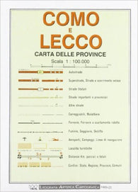 Buy map Como e Lecce : carta delle province : scala 1 : 100.000