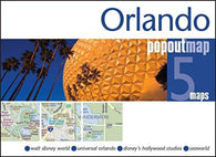 Buy map Orlando : popoutmap : 5 maps