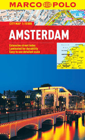 Buy map Amsterdam, Netherlands by Marco Polo Travel Publishing Ltd