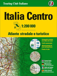 Buy map Italy, Central Road Atlas by Touring Club Italiano