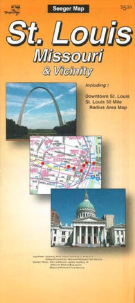 Buy map St. Louis, Missouri and Vicinity by The Seeger Map Company Inc.