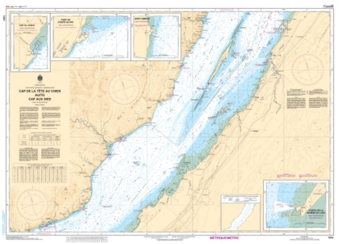 Buy map Cap de la Tete au Chien au/to Cap Aux Oies by Canadian Hydrographic Service