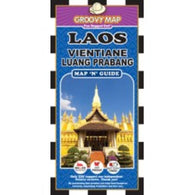 Buy map Laos, Vientiane and Luang Prabang, Map n Guide by Groovy Map Co.