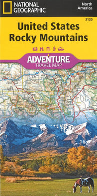 Buy map U.S. Rocky Mountains Adventure Map