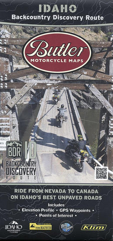 Buy map Idaho Backcountry Discovery Route by Butler Motorcycle Maps