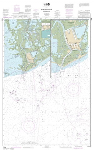 Buy map Port Fourchon and Approaches (11346-4) by NOAA