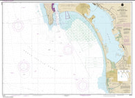 Buy map Approaches to San Diego Bay (18772-48) by NOAA