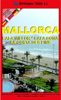 Buy map Majorca, Cala Millor and Cala Bona, Spain by Distrimapas Telstar, S.L.