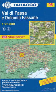 Buy map Val di Fassa - Marmolada - Catinaccio/Rosengarten Topographic Hiking Map