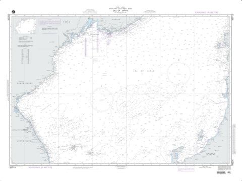Buy map Korea - Sea Of Japan (NGA-95016-9) by National Geospatial-Intelligence Agency