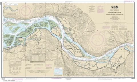 Buy map Columbia River Harrington Point to Crims Island (18523-58) by NOAA
