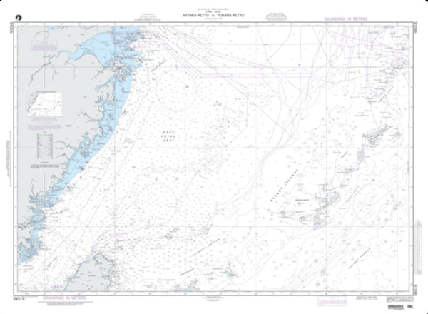 Buy map Miyako-Retto To Tokara-Retto (NGA-94016-2) by National Geospatial-Intelligence Agency