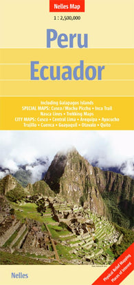 Buy map Peru and Ecuador by Nelles Verlag GmbH