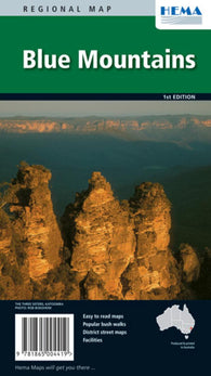 Buy map Blue Mountains National Park and Towns, Australia by Hema Maps