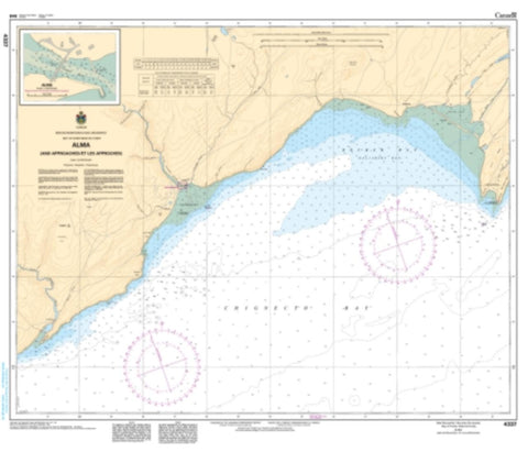 Buy map Alma (and Approaches/et les Approches) by Canadian Hydrographic Service