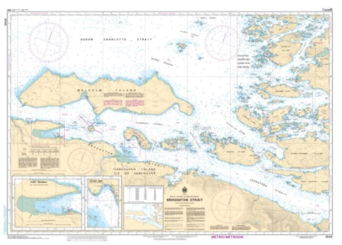 Buy map Broughton Strait by Canadian Hydrographic Service