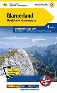 Buy map Glarnerland - Walensee : Switzerland Hiking Map #12