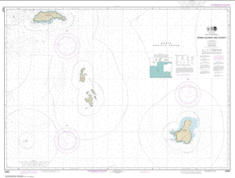 Buy map Semidi Islands and Vicinity (16587-3) by NOAA