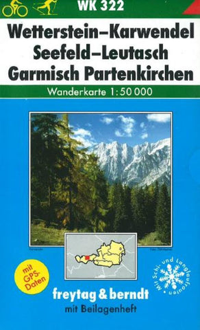 Buy map Wetterstein-Karwendel Seefeld, WK 322 by Freytag-Berndt und Artaria