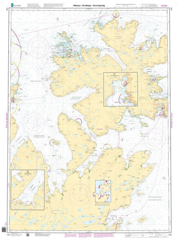 Buy map FRA MAASÖY TIL  NORDKAPP OG HONNINGSVAAG (103) by Kartverket