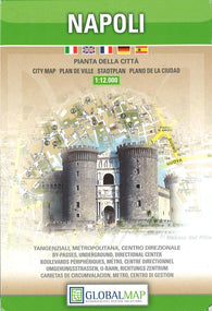 Buy map Naples, Italy by Litografia Artistica Cartografica