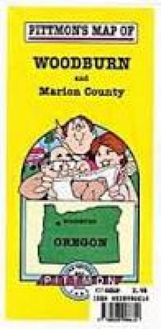 Buy map Woodburn and Marion County, Oregon by Pittmon Map Company