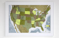 Buy map United States of America