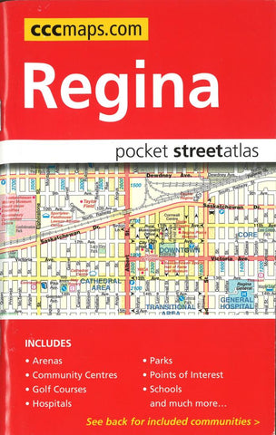 Buy map Regina SK, Pocket Street Atlas by Canadian Cartographics Corporation