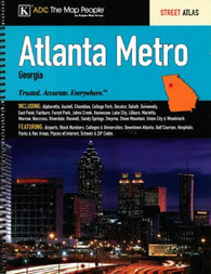 Buy map Atlanta, Georgia, Metro by Kappa Map Group