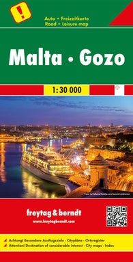 Buy map Malta and Gozo by Freytag-Berndt und Artaria
