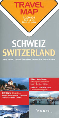 Buy map Switzerland Travel Map by Kunth Verlag