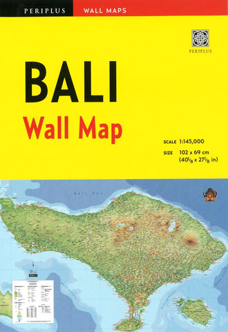 Buy map Bali Wall Map by Periplus Editions
