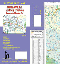 Buy map Susanville, Quincy, Portola and Lassen and Plumas Counties, California by GM Johnson