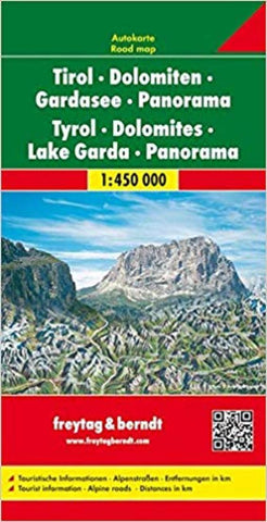 Buy map Tirol : Dolomiten : Gardasee : panorama = Tyrol : Dolomites : Lake Garda : panorama